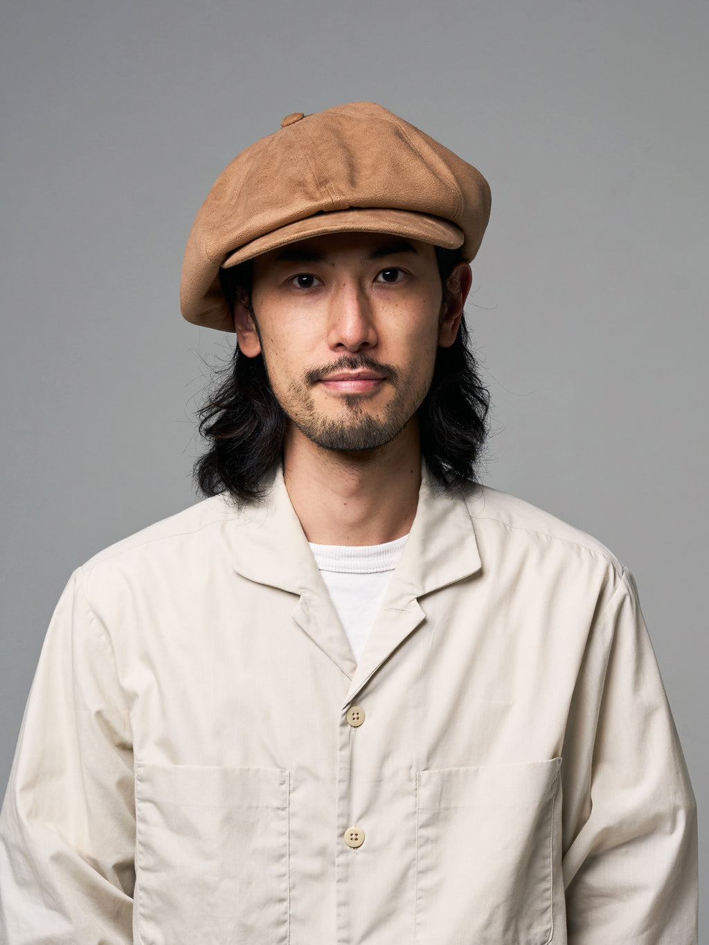 LONG BILL SUEDE CASQUETTE