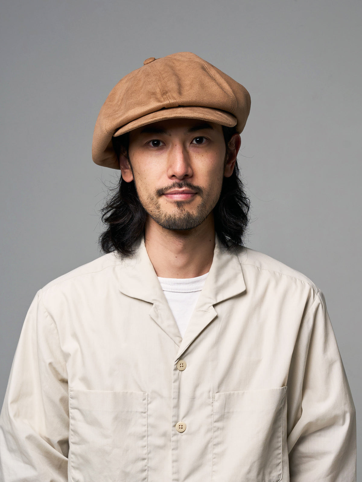LONG BILL SUEDE CASQUETTE