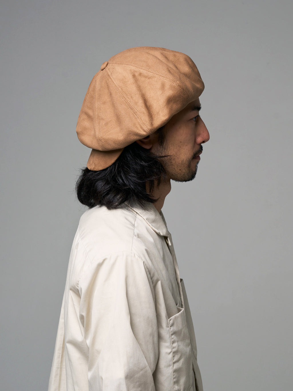 LONG BILL SUEDE CASQUETTE