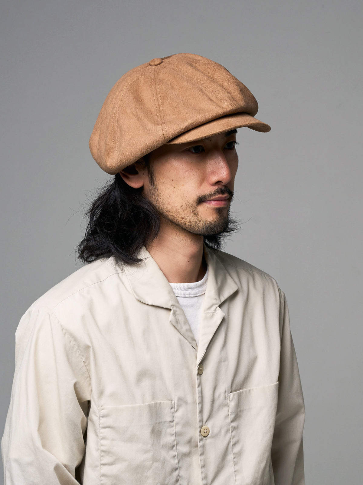 LONG BILL SUEDE CASQUETTE