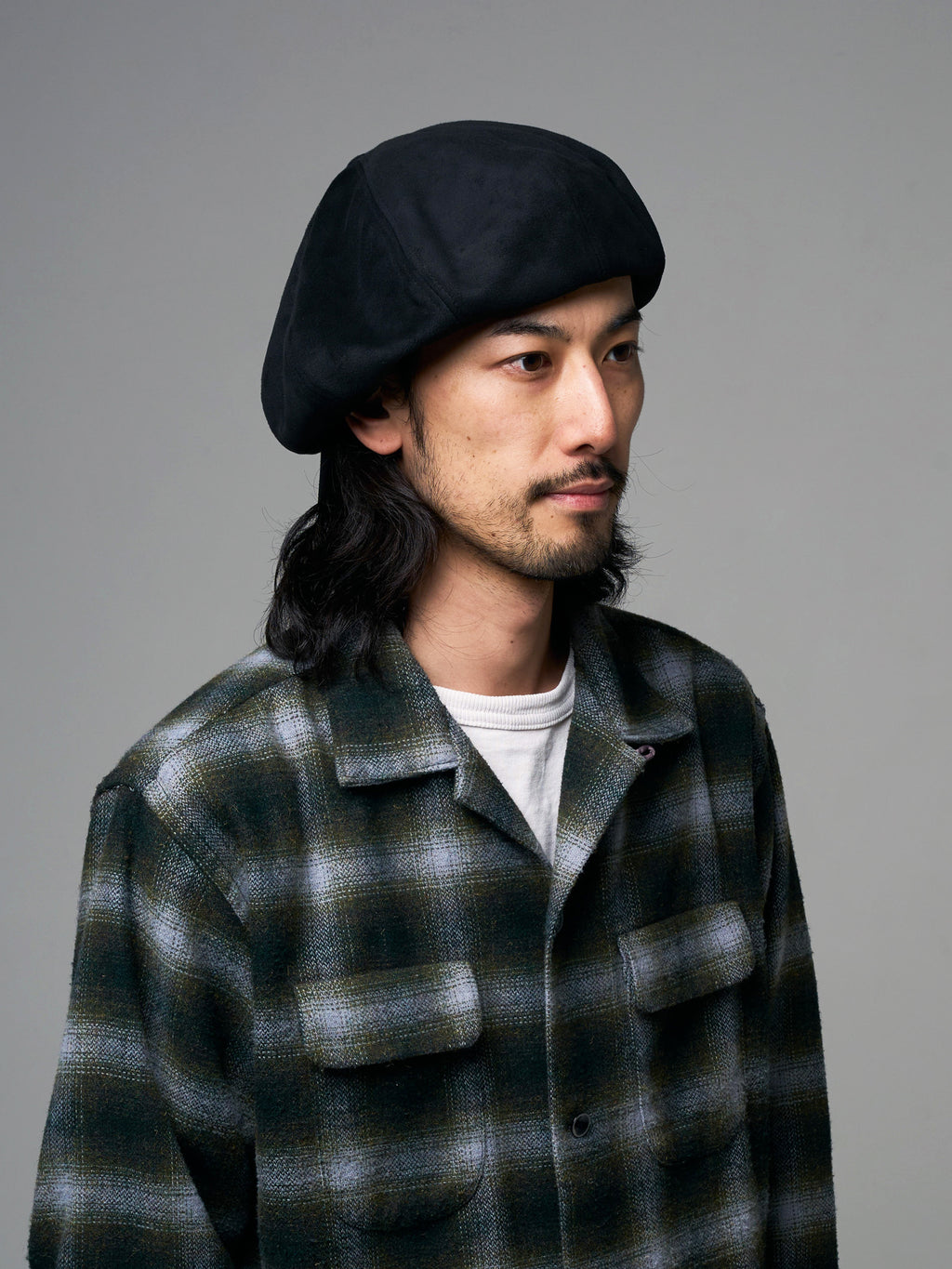 LONG BILL SUEDE CASQUETTE