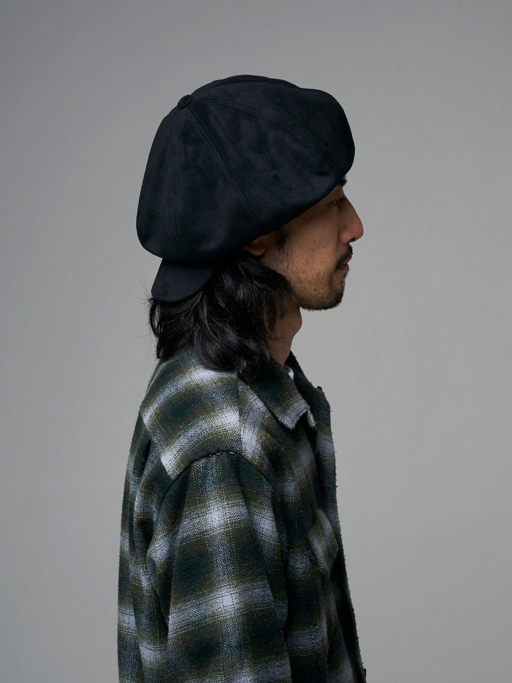 LONG BILL SUEDE CASQUETTE