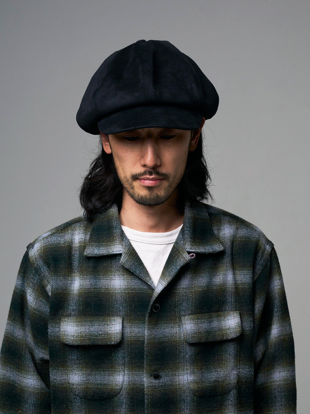 LONG BILL SUEDE CASQUETTE