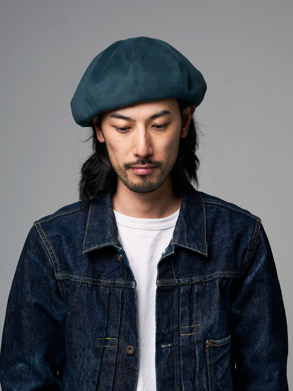 LONG BILL SUEDE CASQUETTE