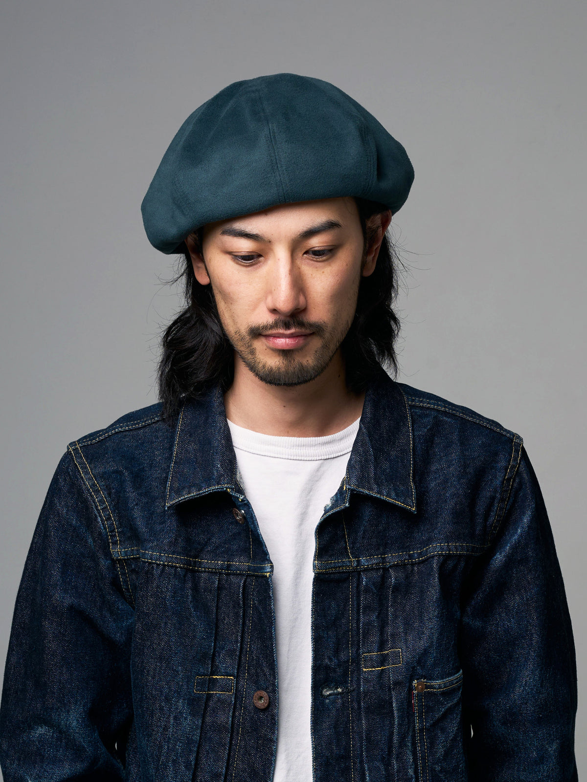 LONG BILL SUEDE CASQUETTE