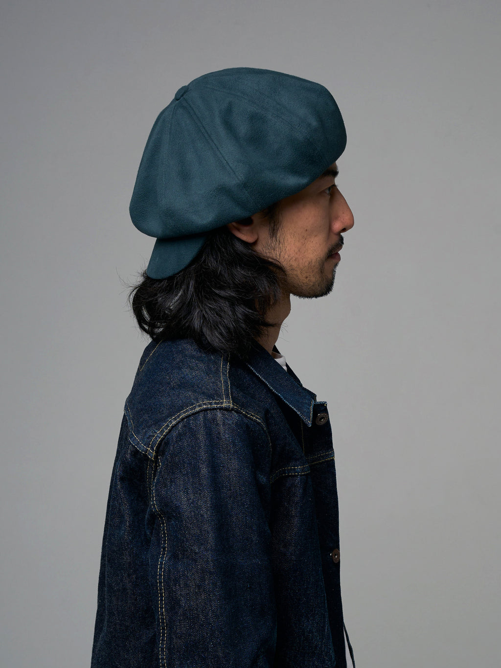LONG BILL SUEDE CASQUETTE