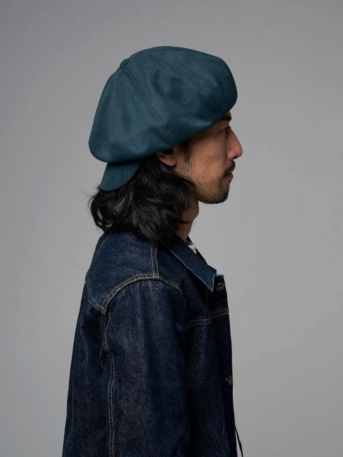LONG BILL SUEDE CASQUETTE