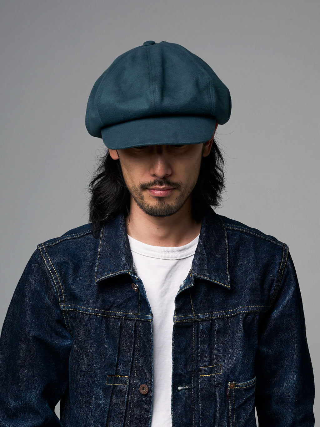LONG BILL SUEDE CASQUETTE
