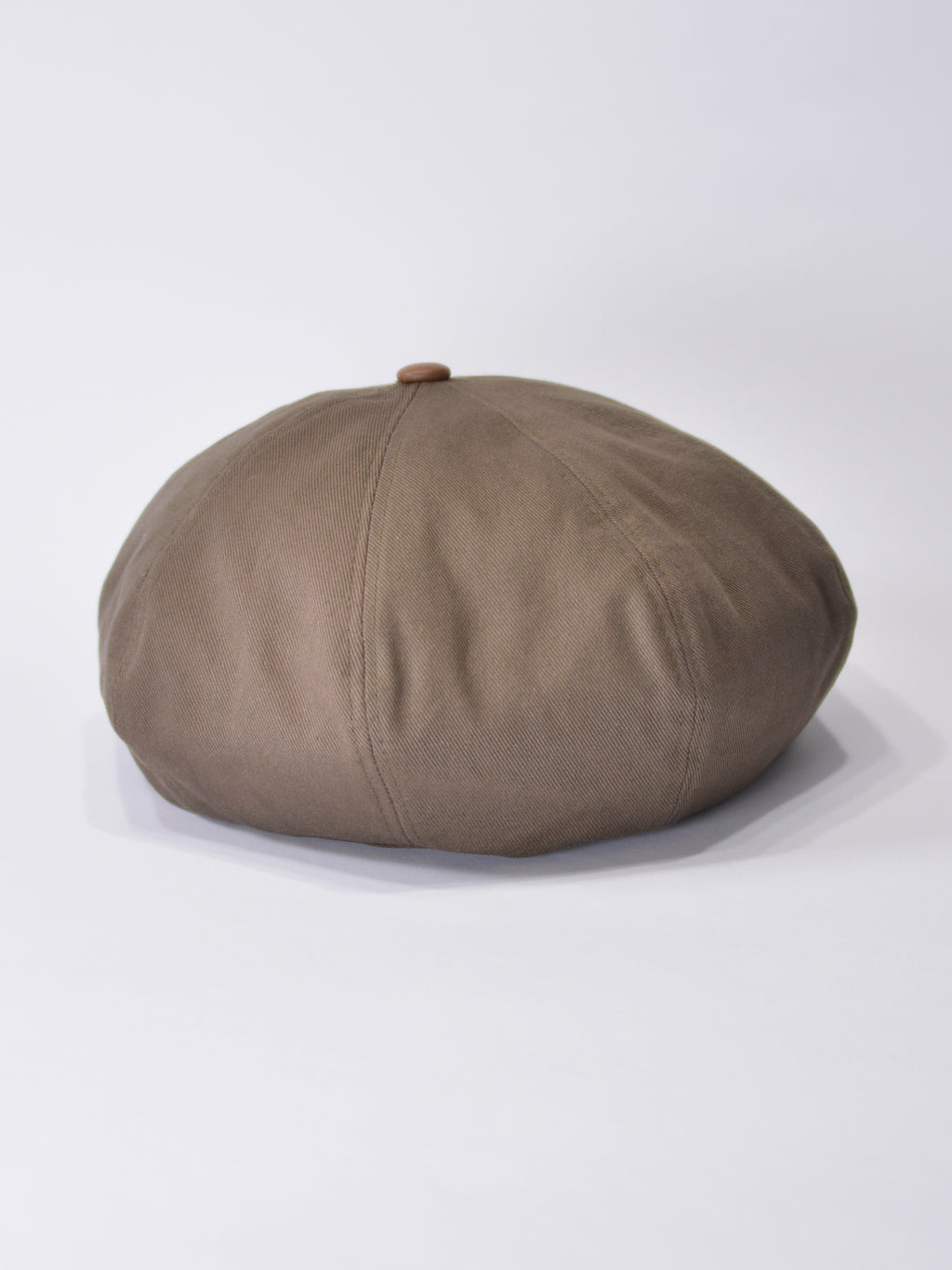 PU LEATHER & TWILL LONG BILL CASQUETTE
