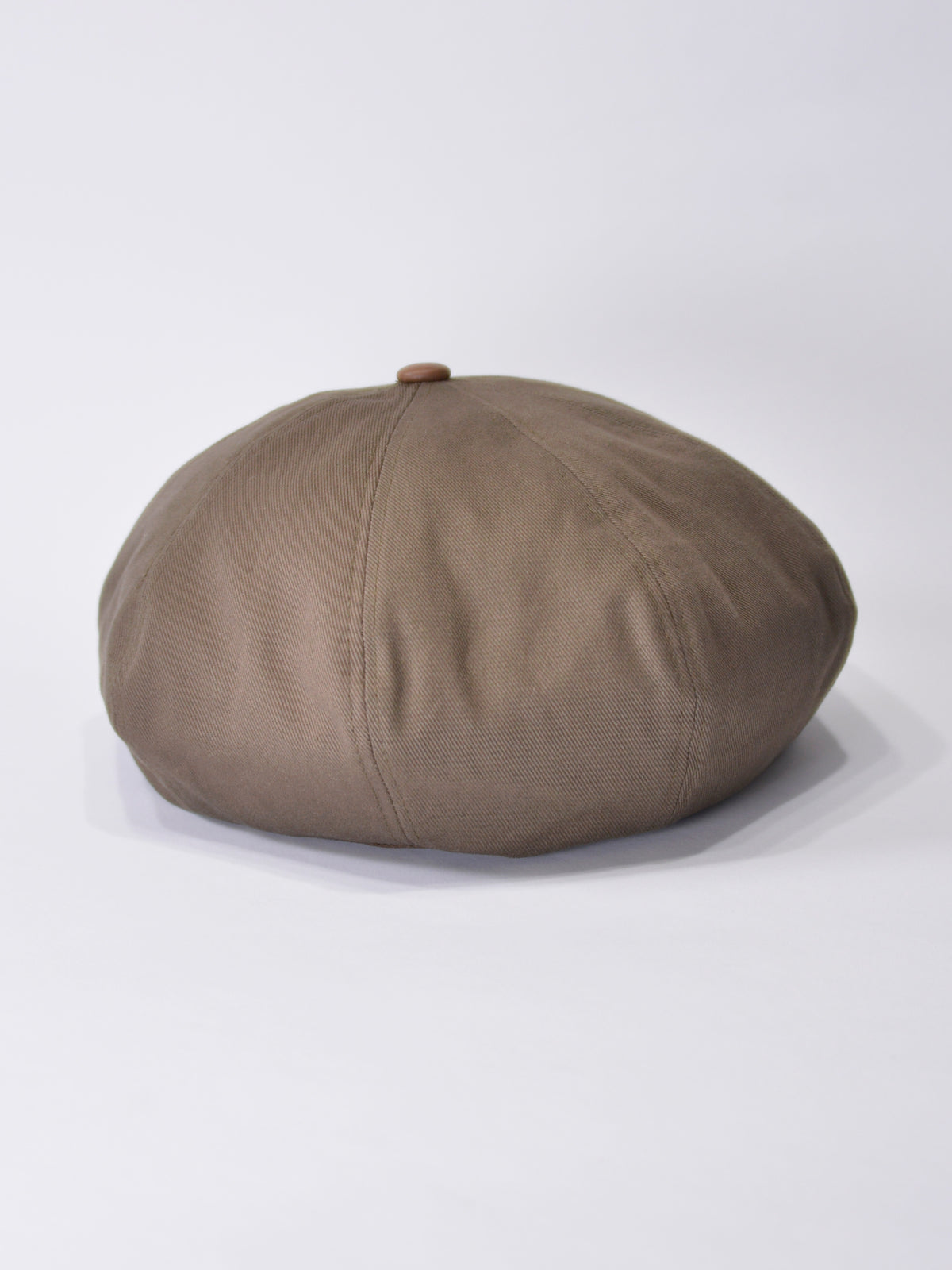 PU LEATHER & TWILL LONG BILL CASQUETTE
