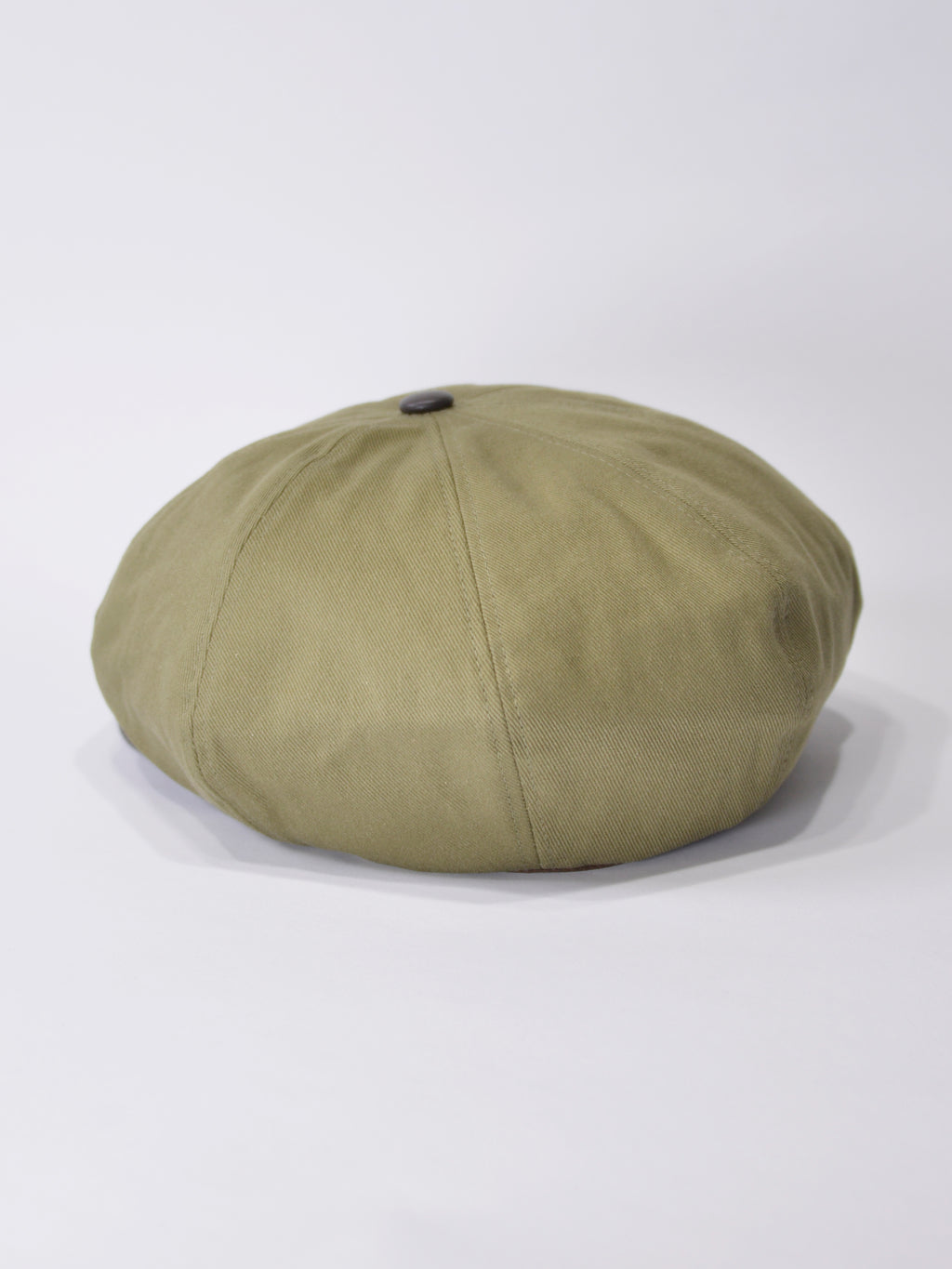 PU LEATHER & TWILL LONG BILL CASQUETTE