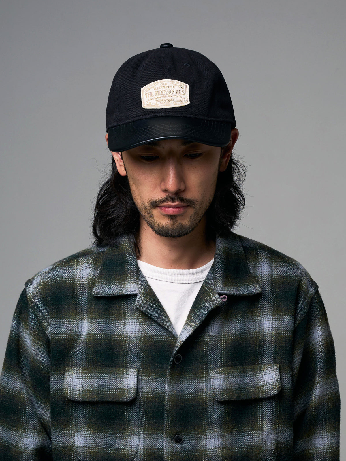 TWILL & PU MODERN AGE CAP