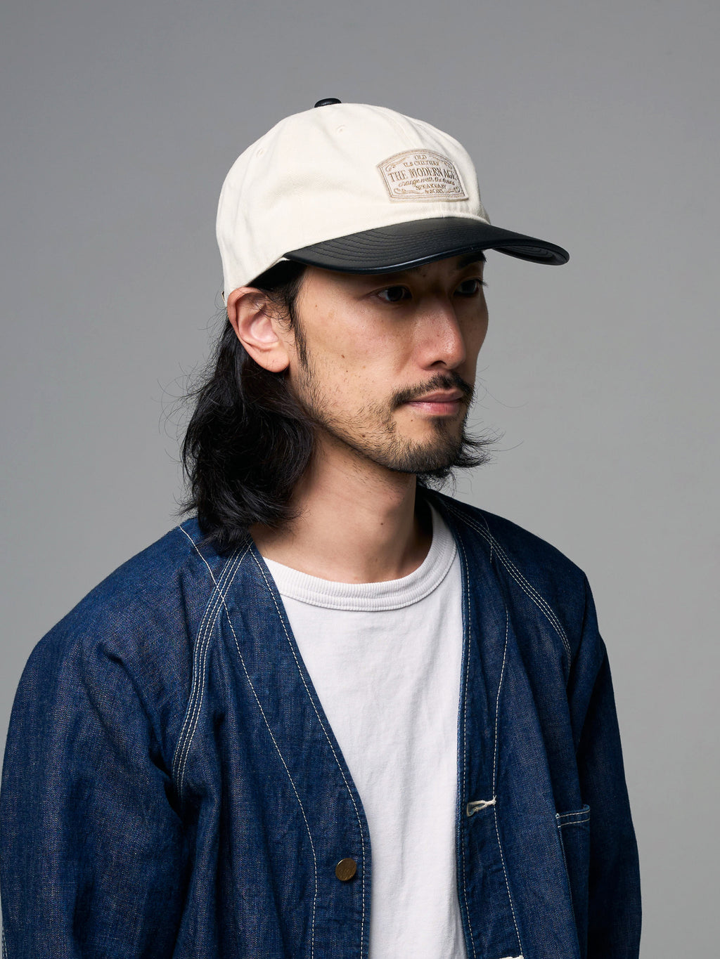 TWILL & PU MODERN AGE CAP