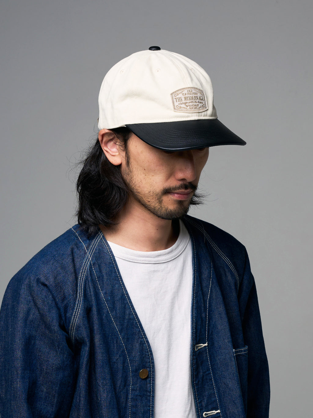 TWILL & PU MODERN AGE CAP