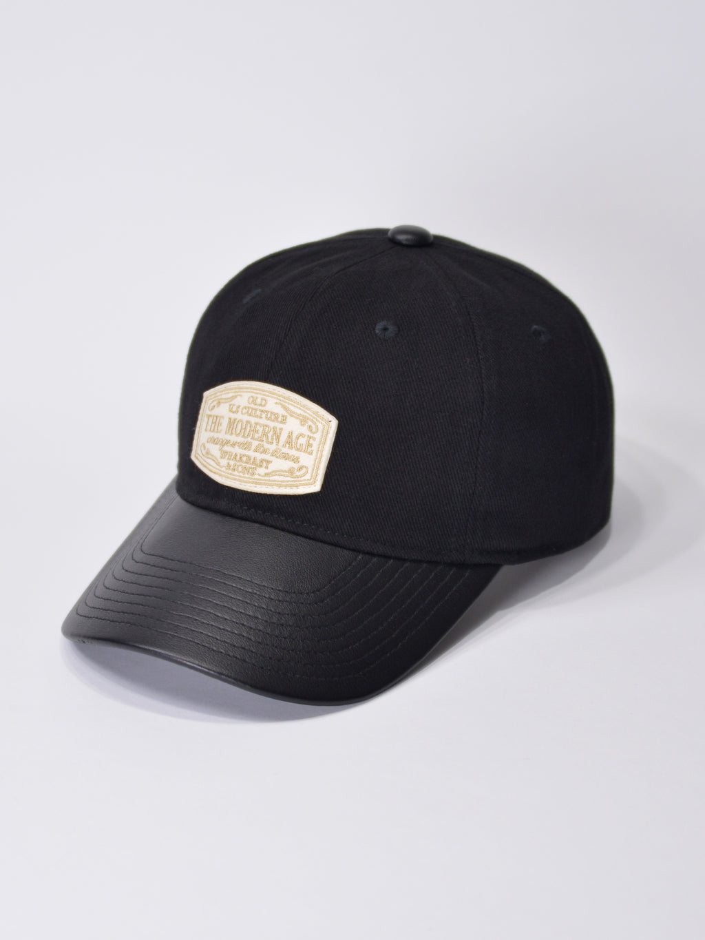 TWILL & PU MODERN AGE CAP