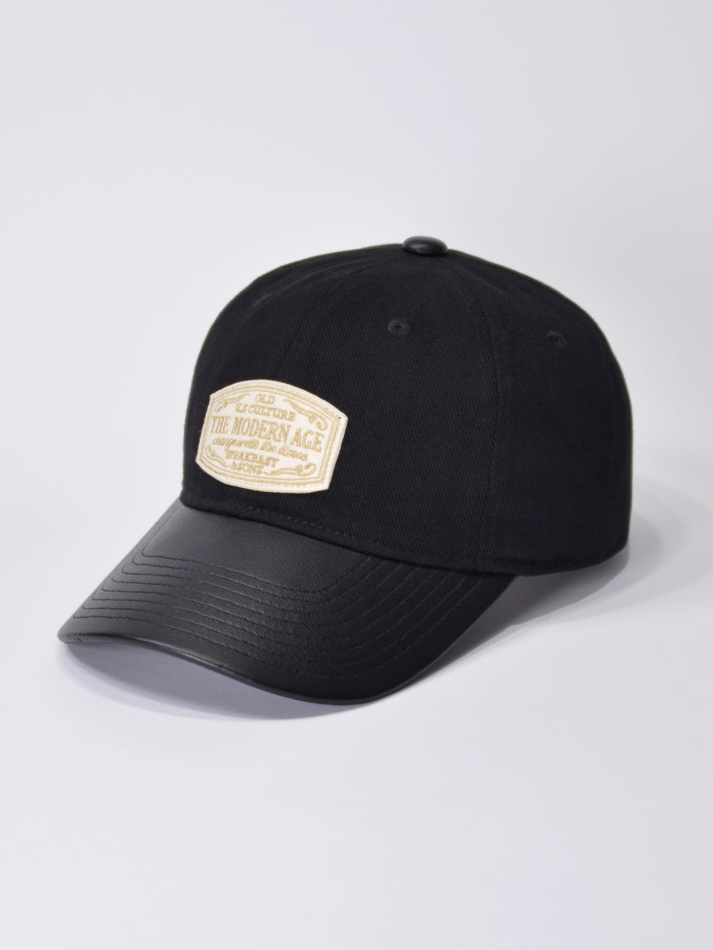 TWILL & PU MODERN AGE CAP