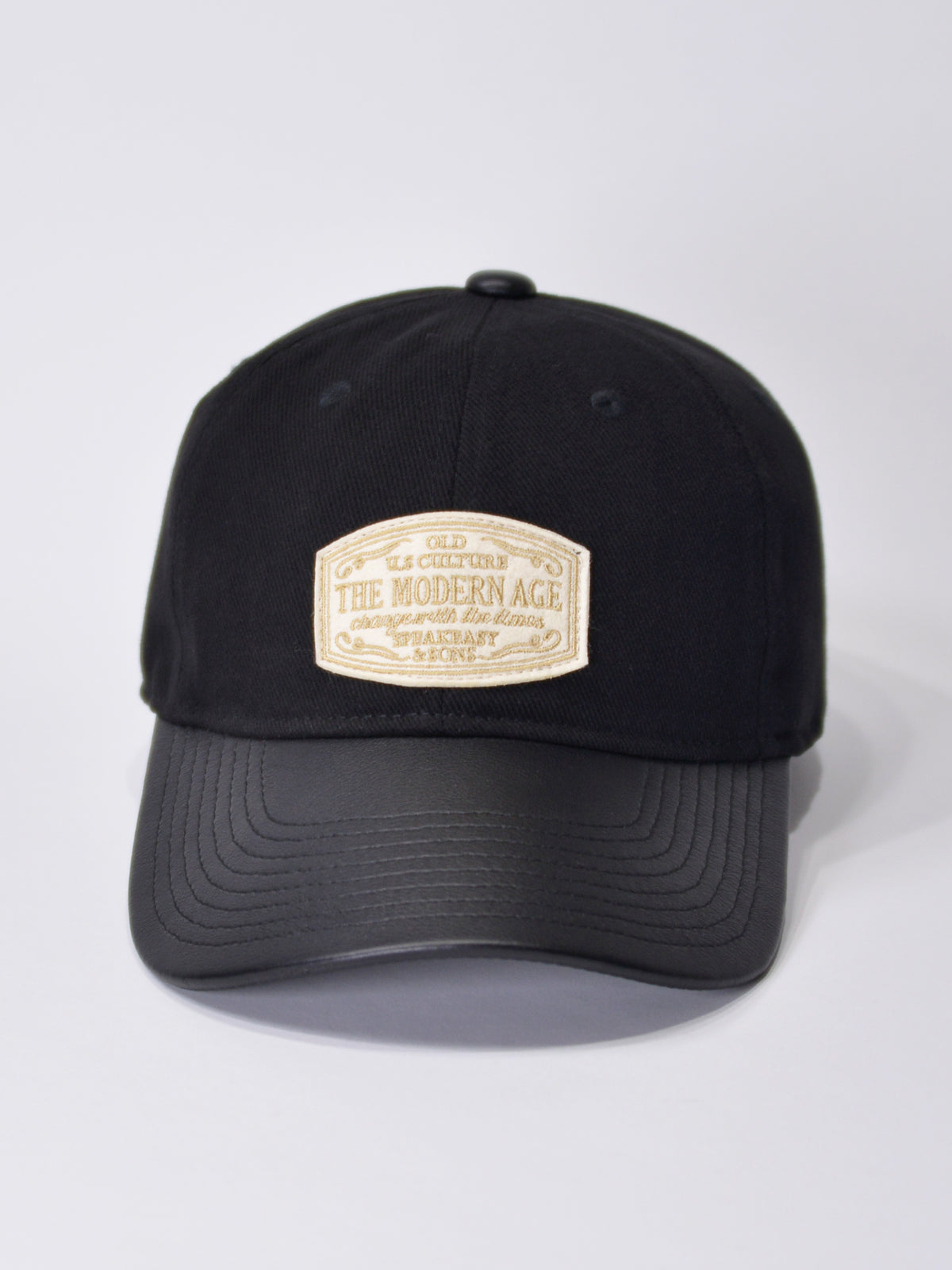 TWILL & PU MODERN AGE CAP