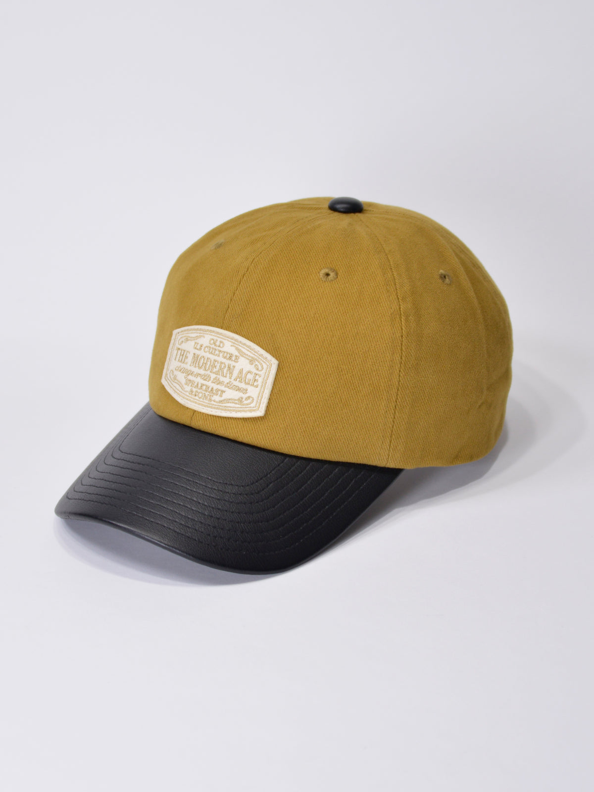 TWILL & PU MODERN AGE CAP