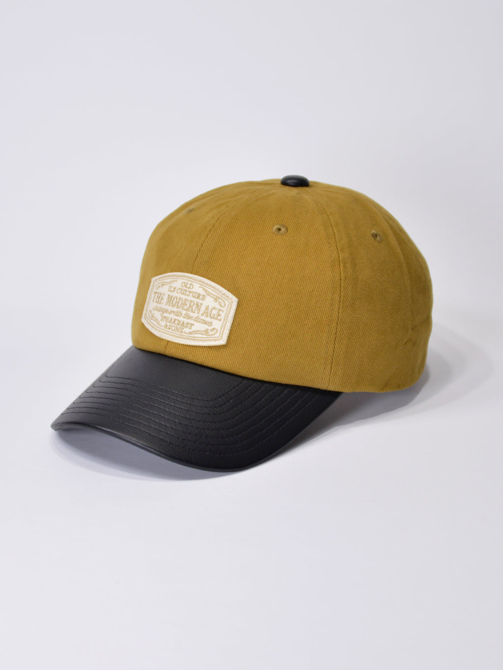 TWILL & PU MODERN AGE CAP
