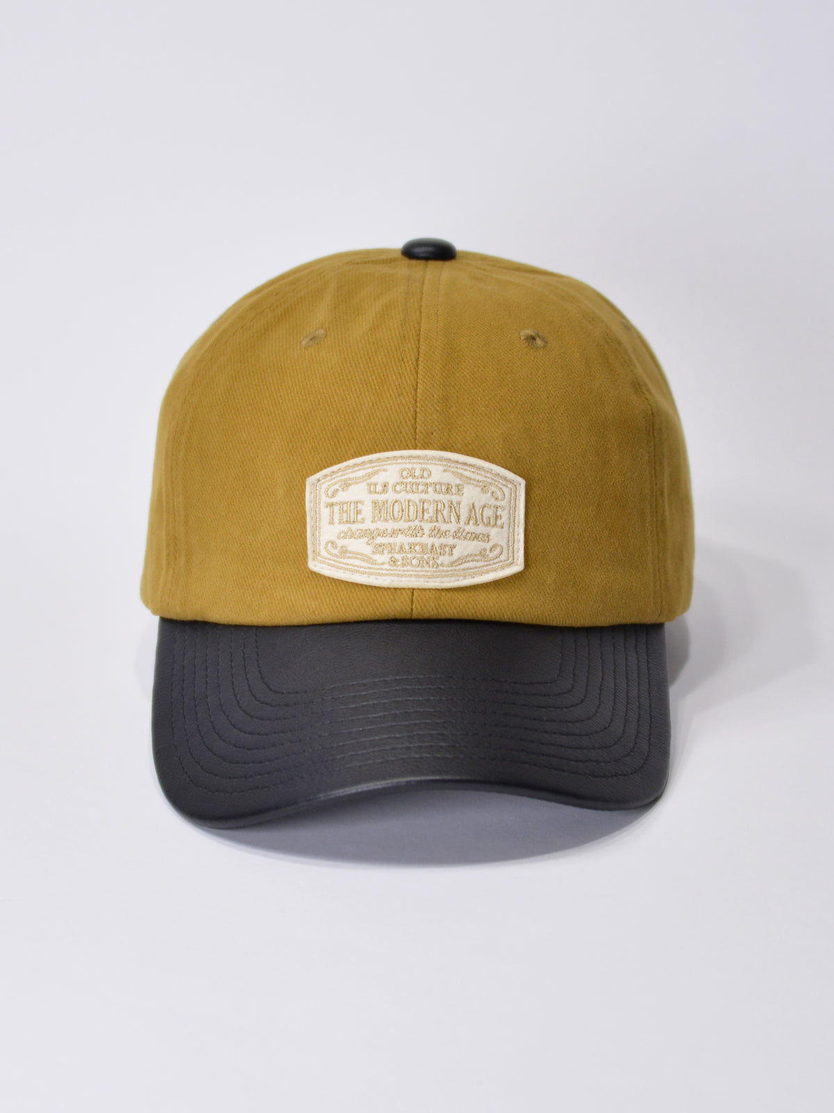 TWILL & PU MODERN AGE CAP