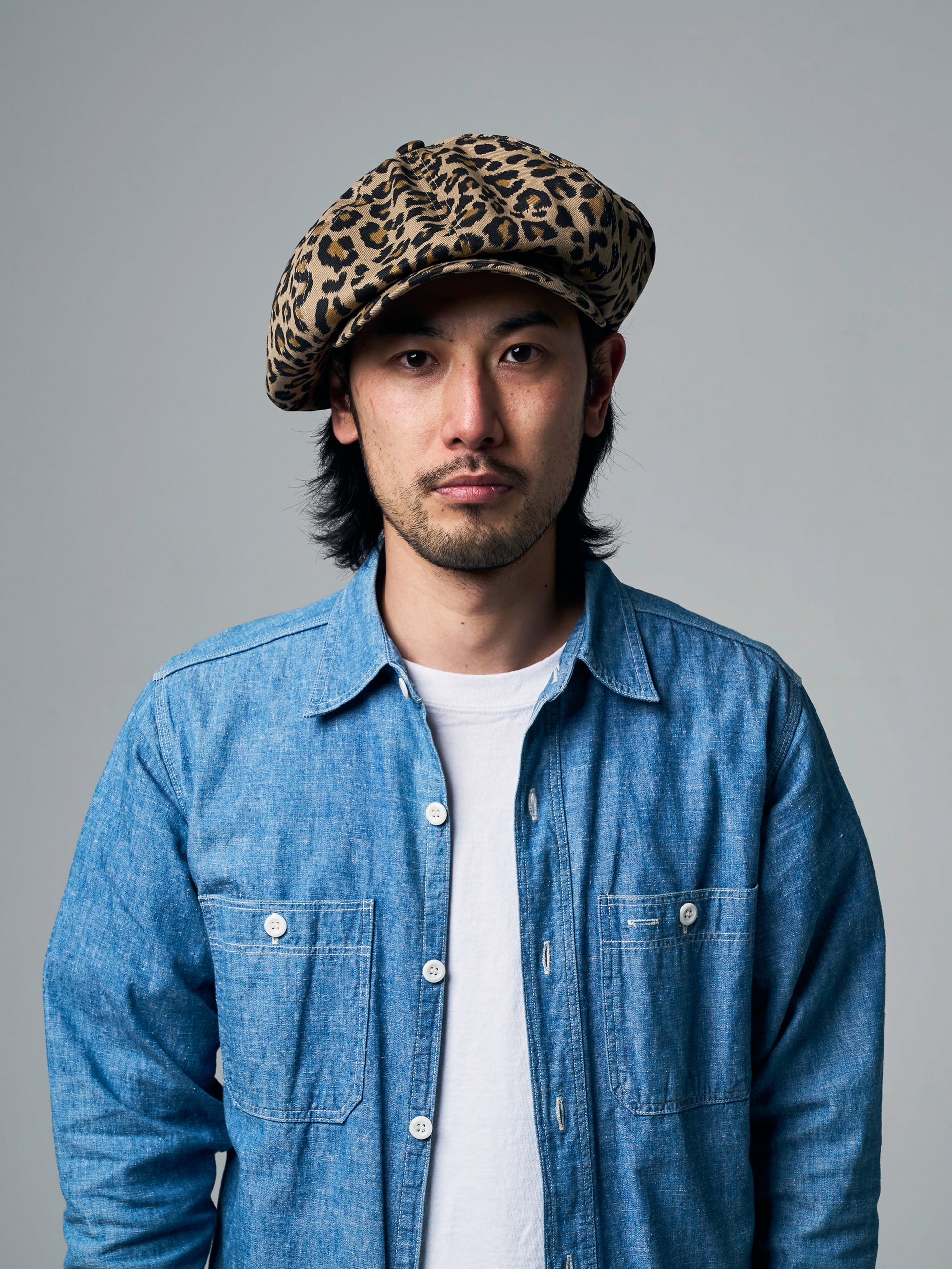 LEOPARD CASQUETTE