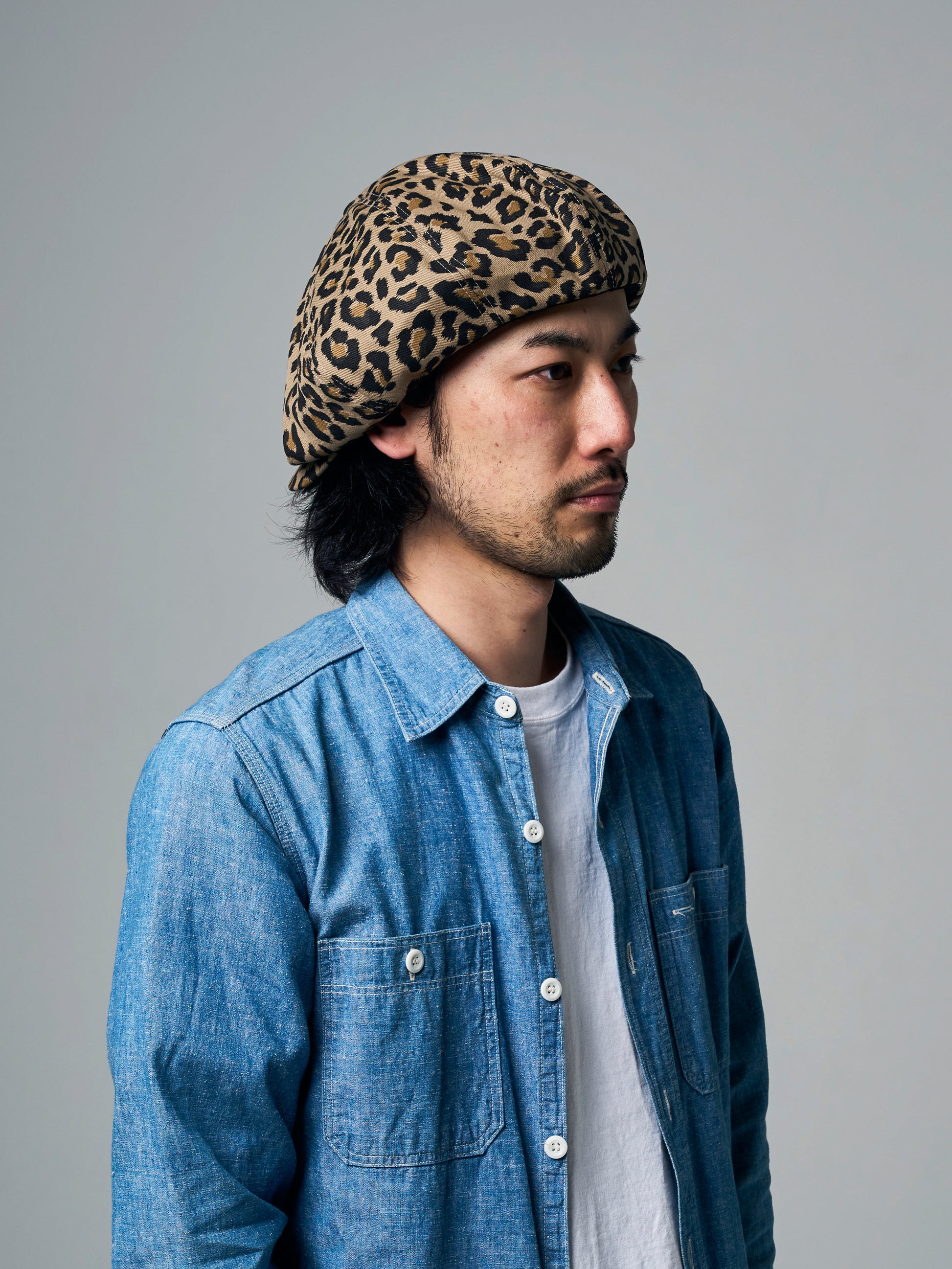 LEOPARD CASQUETTE