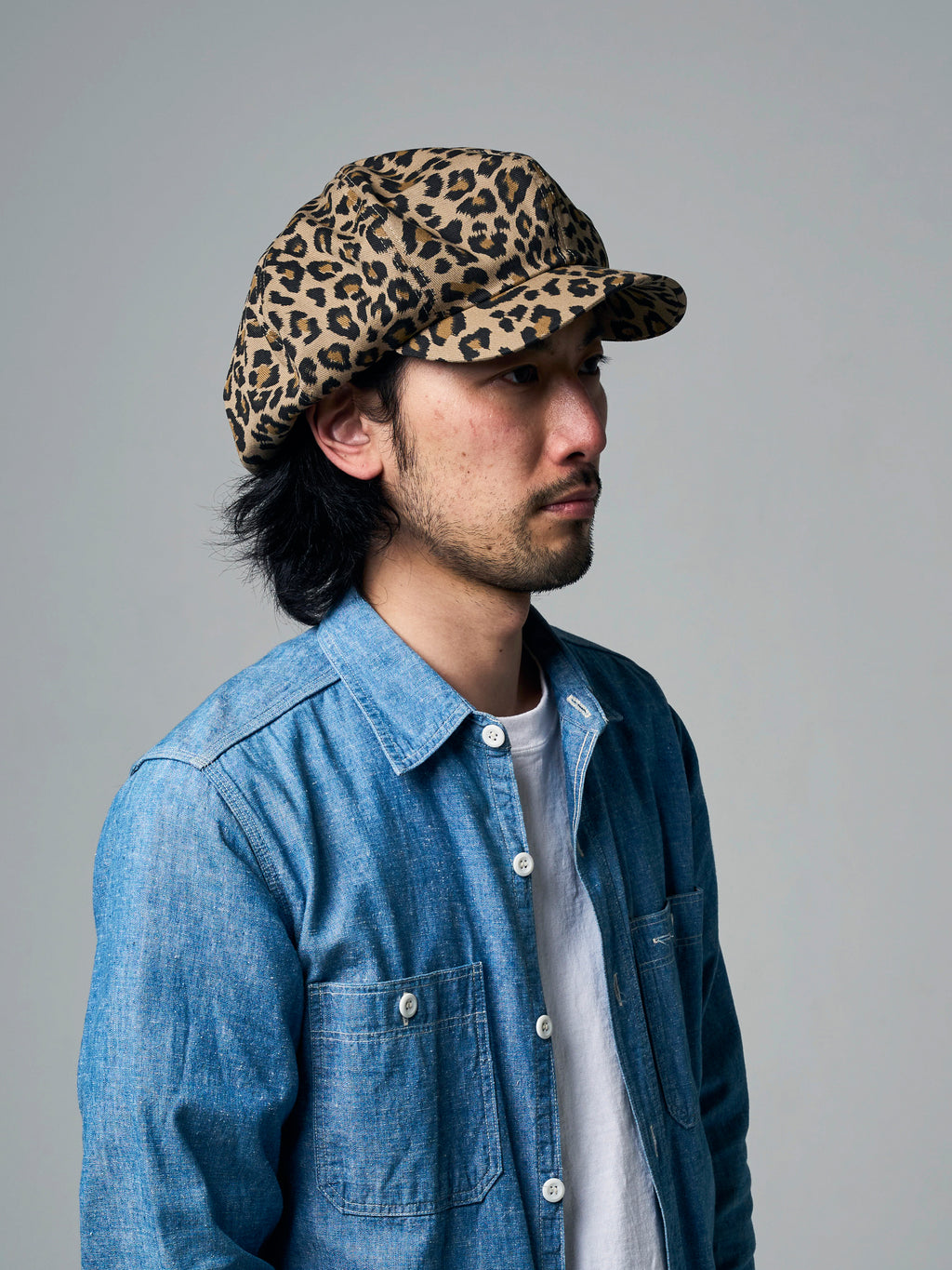 LEOPARD CASQUETTE