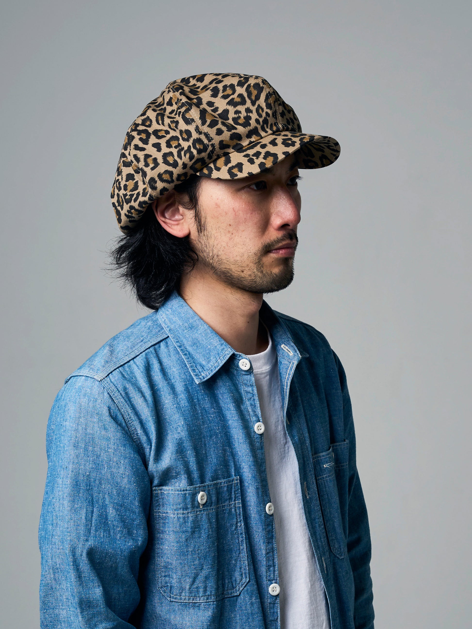 LEOPARD CASQUETTE