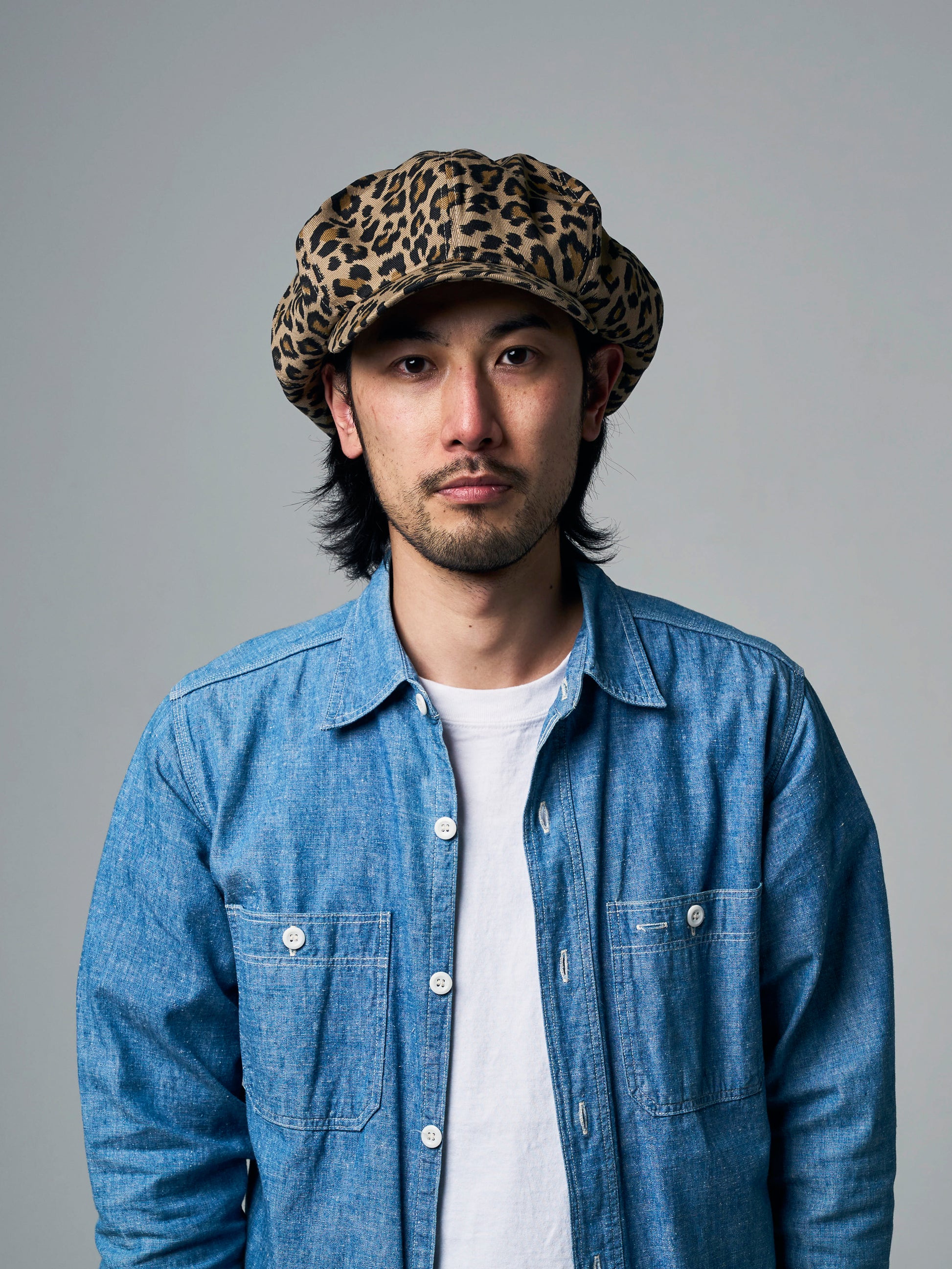 LEOPARD CASQUETTE
