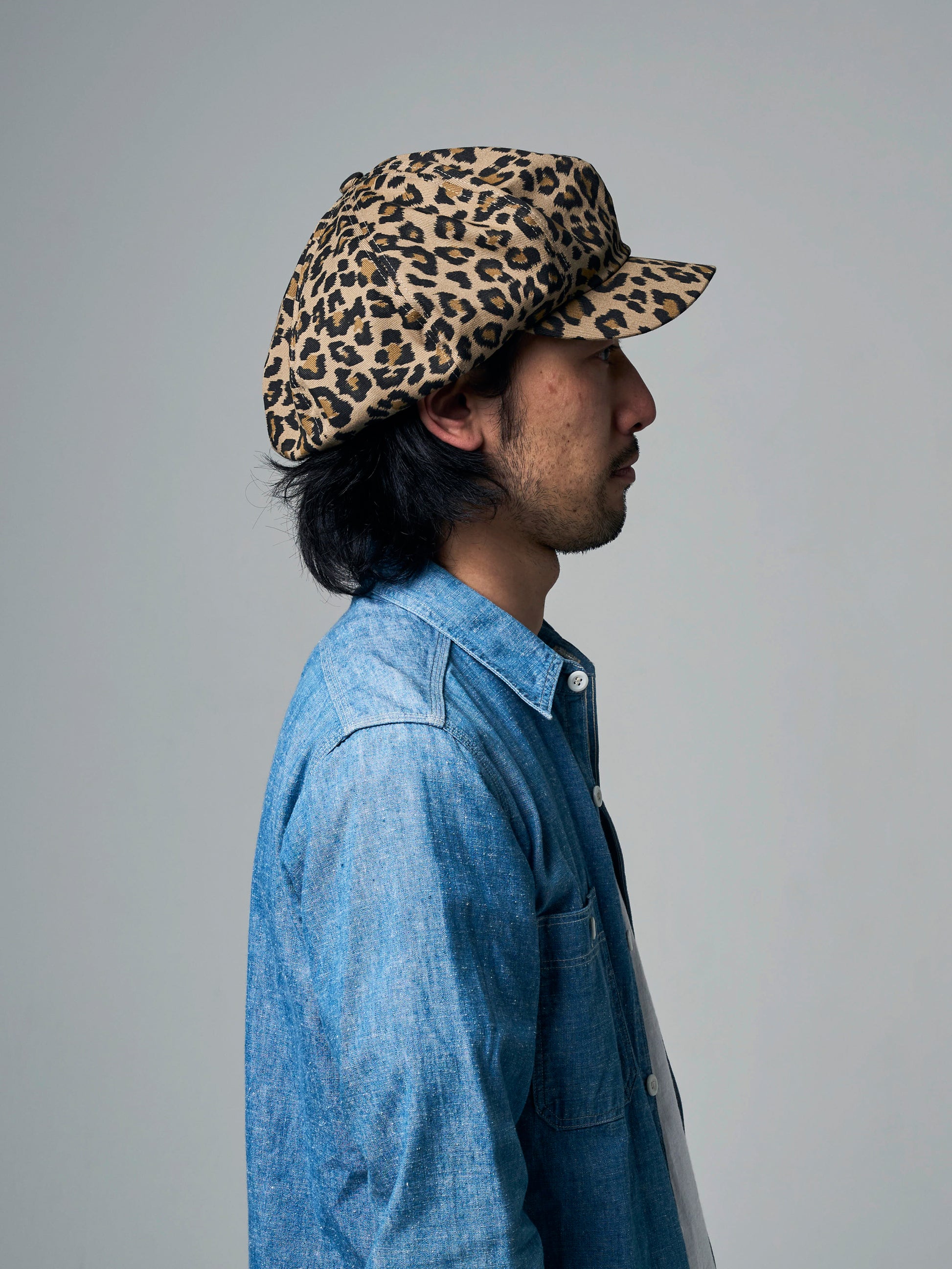 LEOPARD CASQUETTE