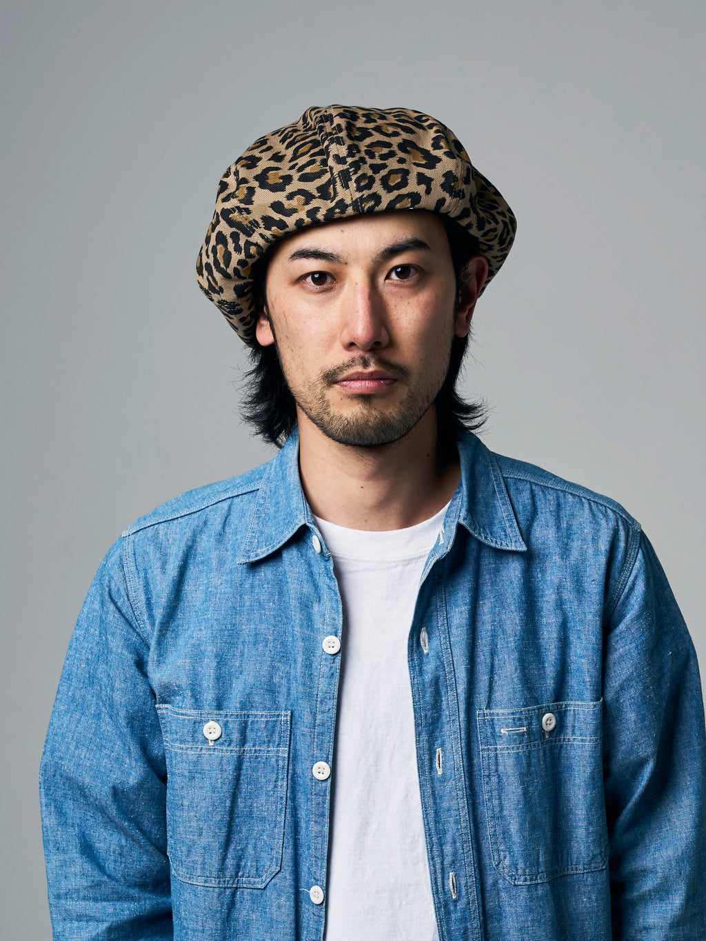 LEOPARD CASQUETTE