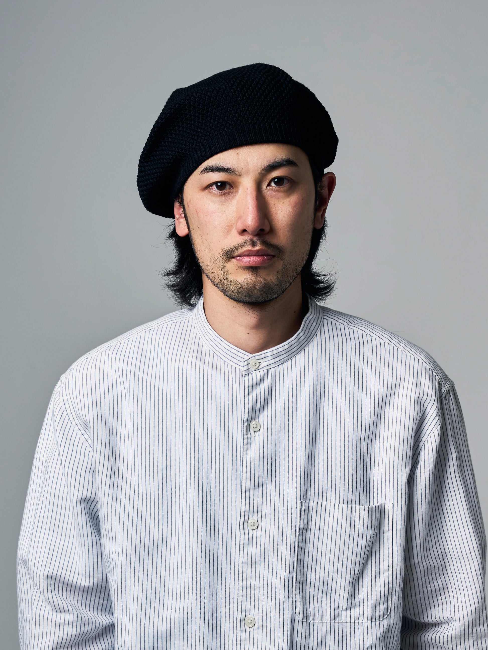 COTTON KNIT BERET