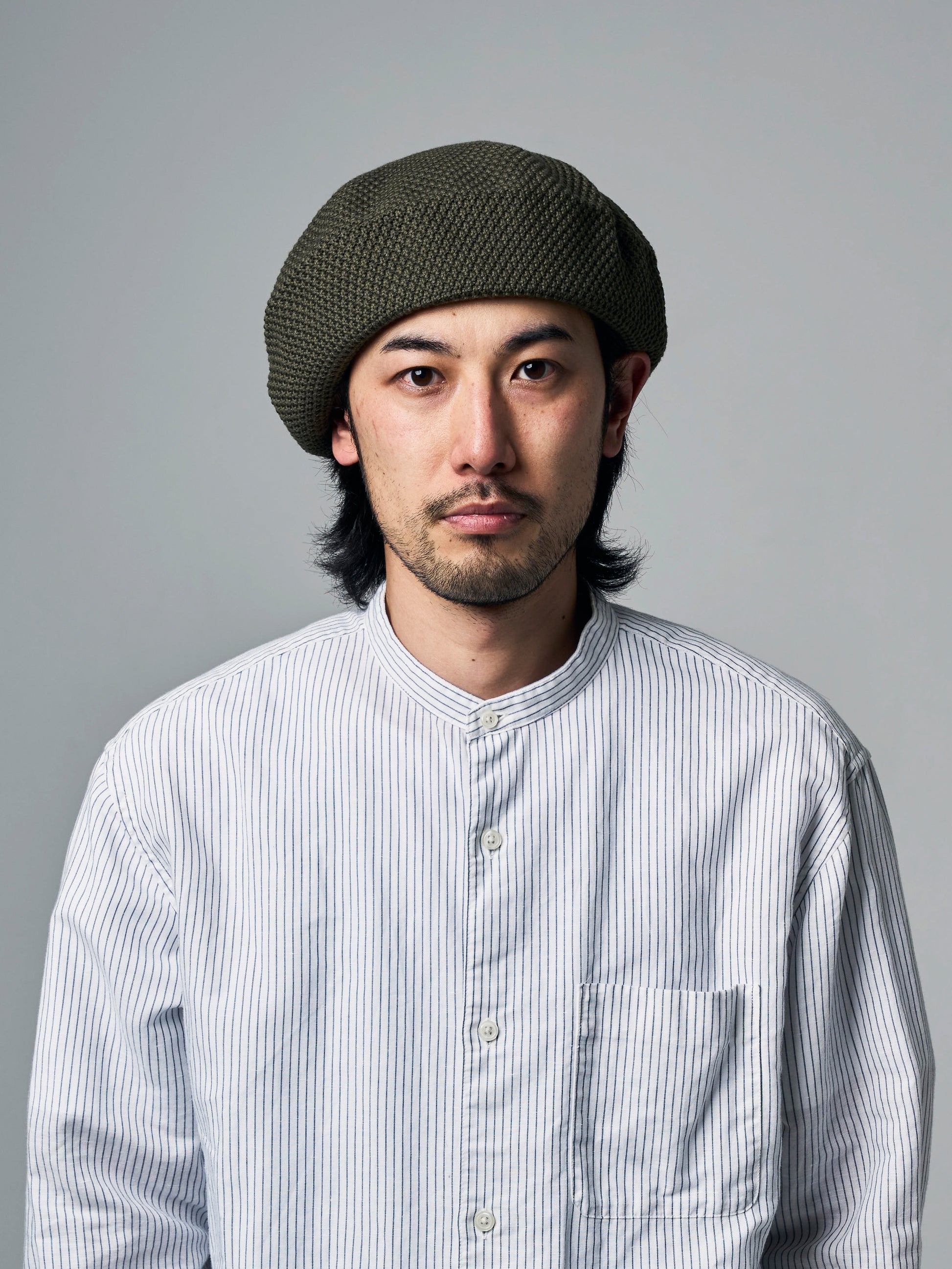 COTTON KNIT BERET