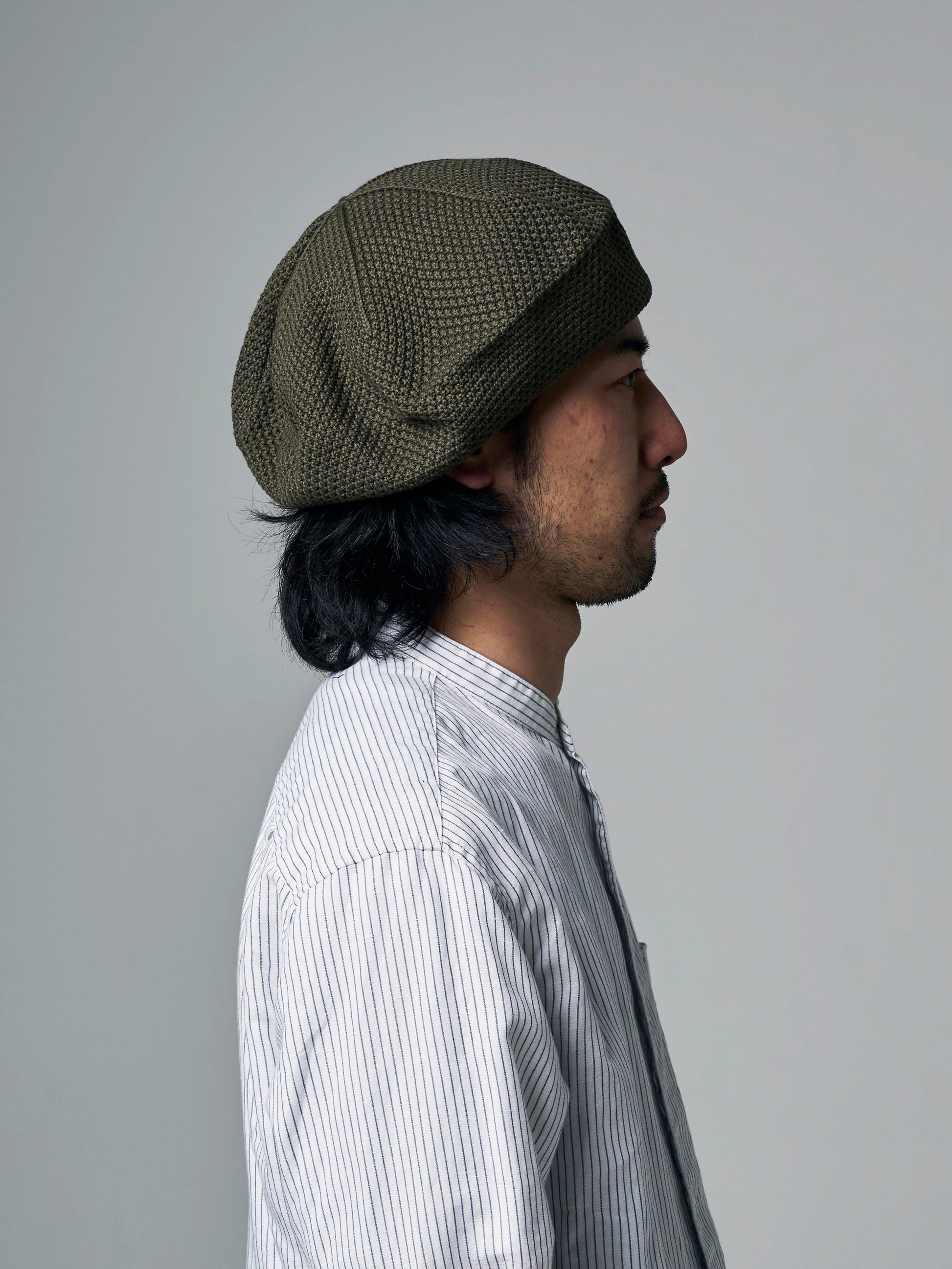 COTTON KNIT BERET