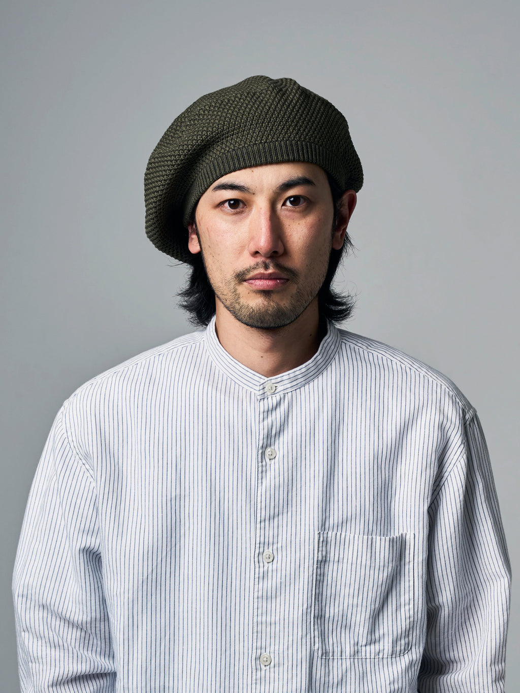 COTTON KNIT BERET