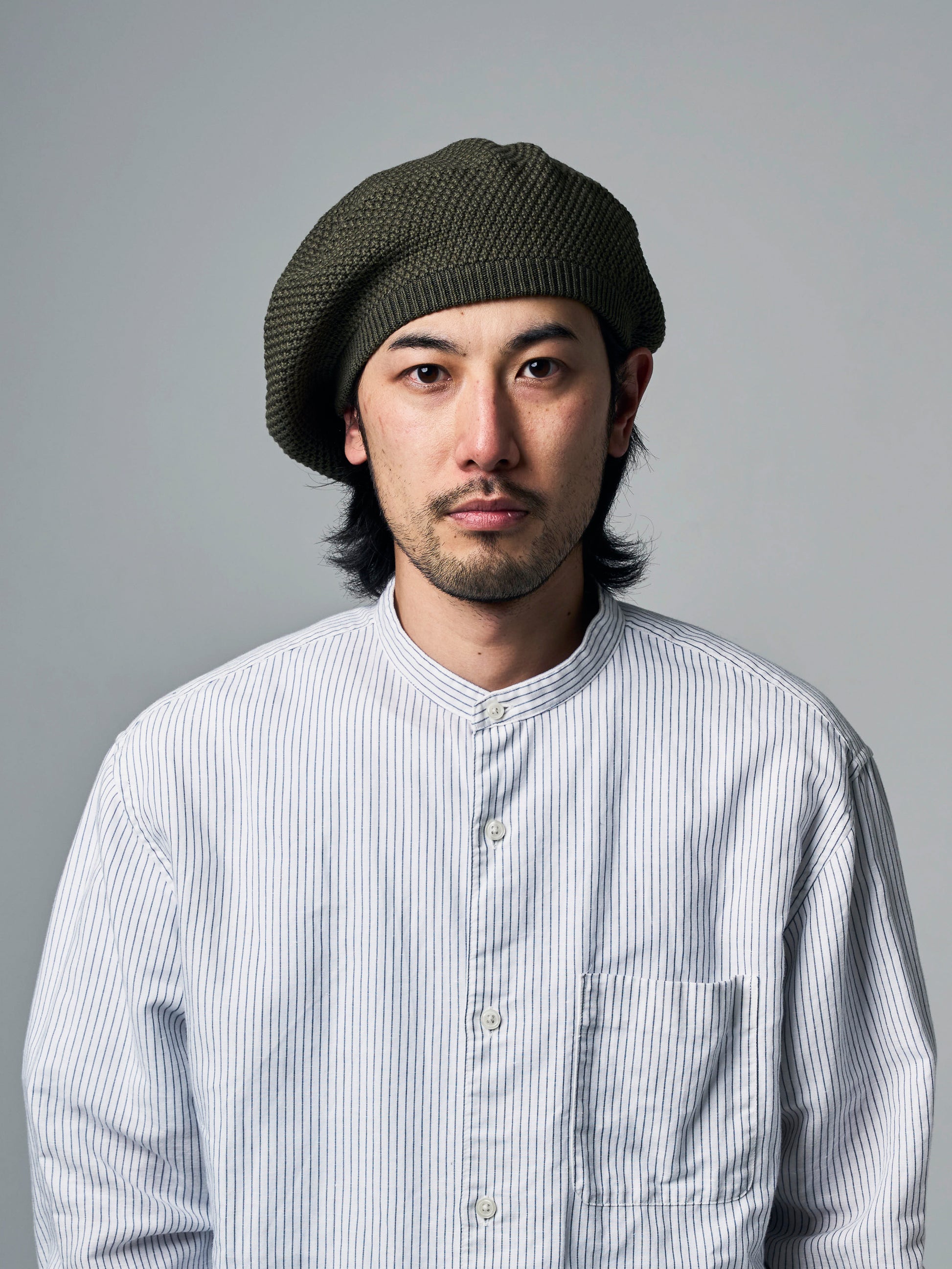 COTTON KNIT BERET