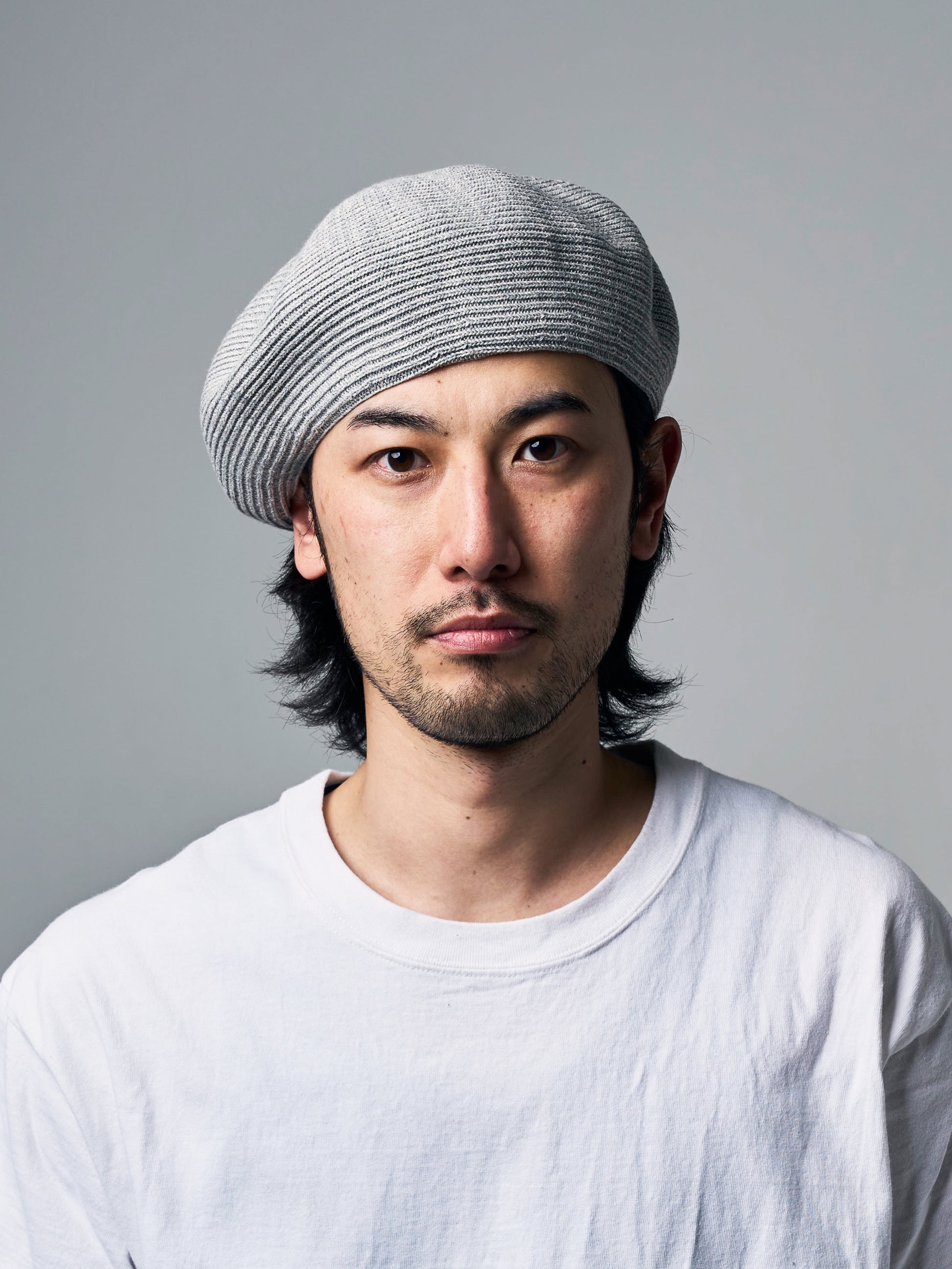 BRADED KNIT BERET