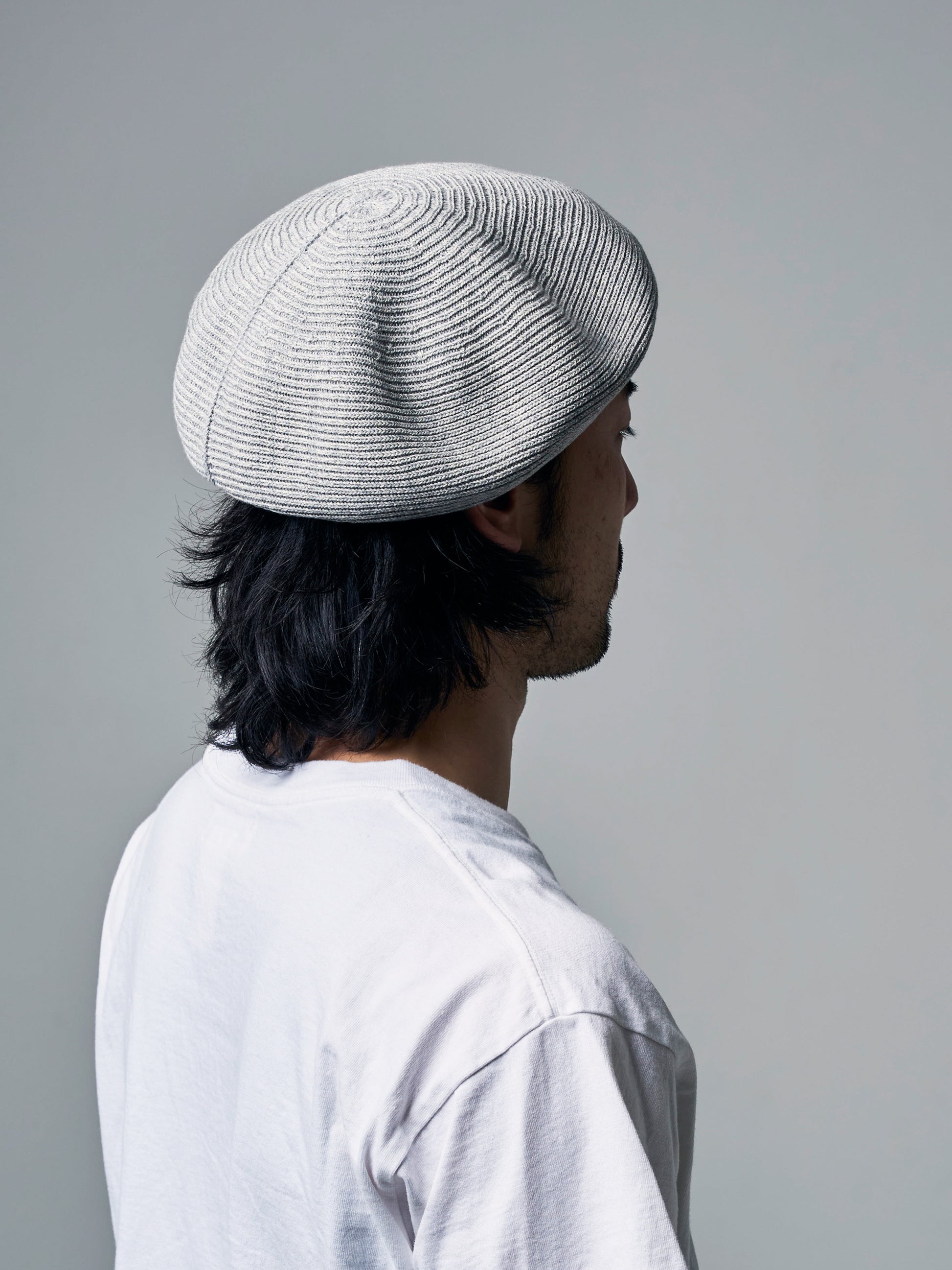 BRADED KNIT BERET