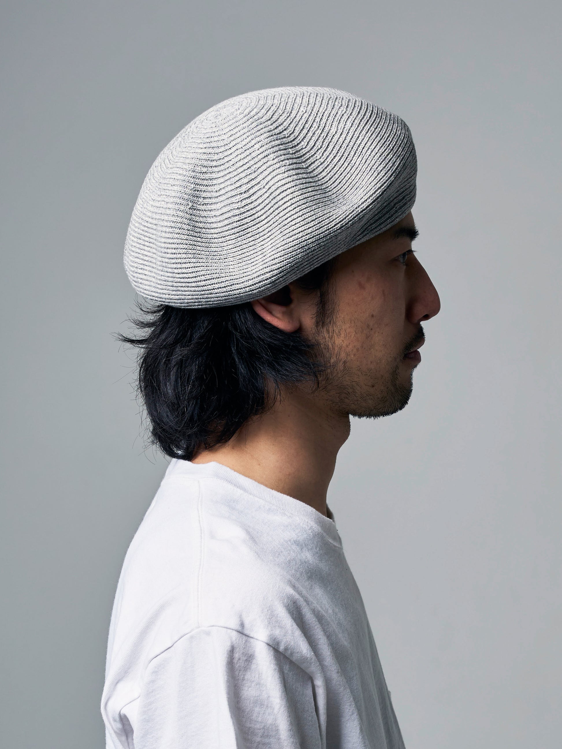 BRADED KNIT BERET